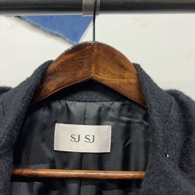 90 SJSJ ハンサム The HANDSOME カジュアル ウール シングル ロング コート