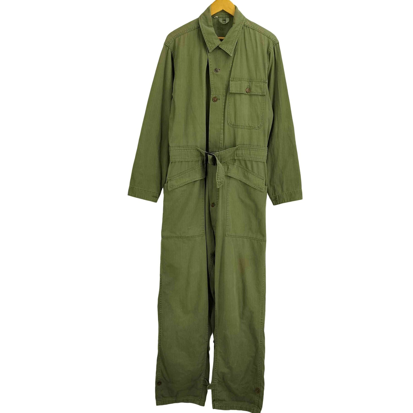 ユーエスアーミー U S ARMY 30 40 HBT 尿素ボタン M 43 オールインワン つなぎ メンズ 38 L