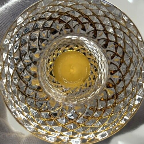  SAINT LOUIS サンルイ アンディアブレ キャンドルスタンド クリスタルガラス クリア ブラウン インテリア小物 オブジェ ろうそく立て ロウソク キャンドルランプ 81624 アロマ キャンドル インテリア 生活道具