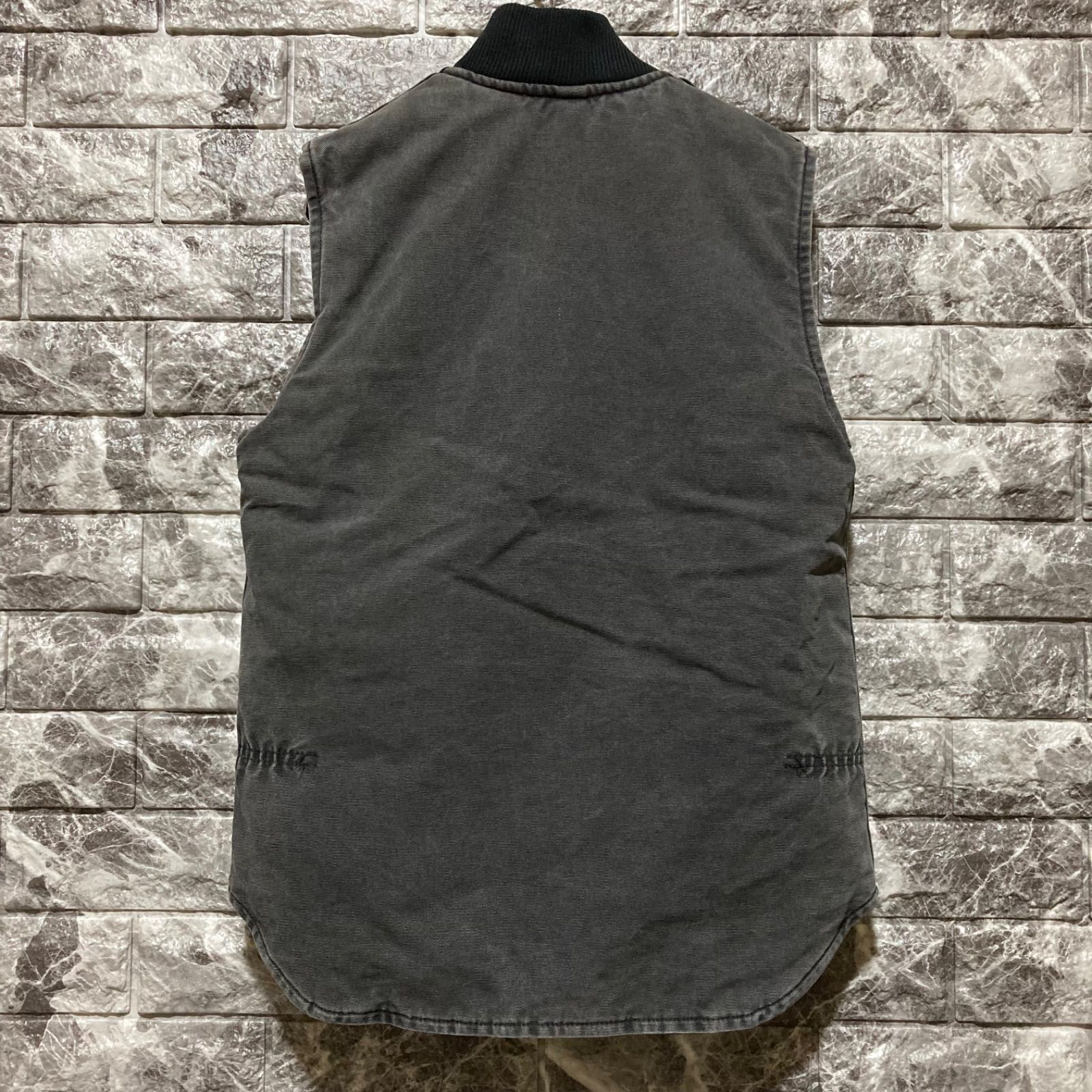 CARHARTT ダックベスト S USA製 腰ゴム カーハート DUCK VEST - メルカリ