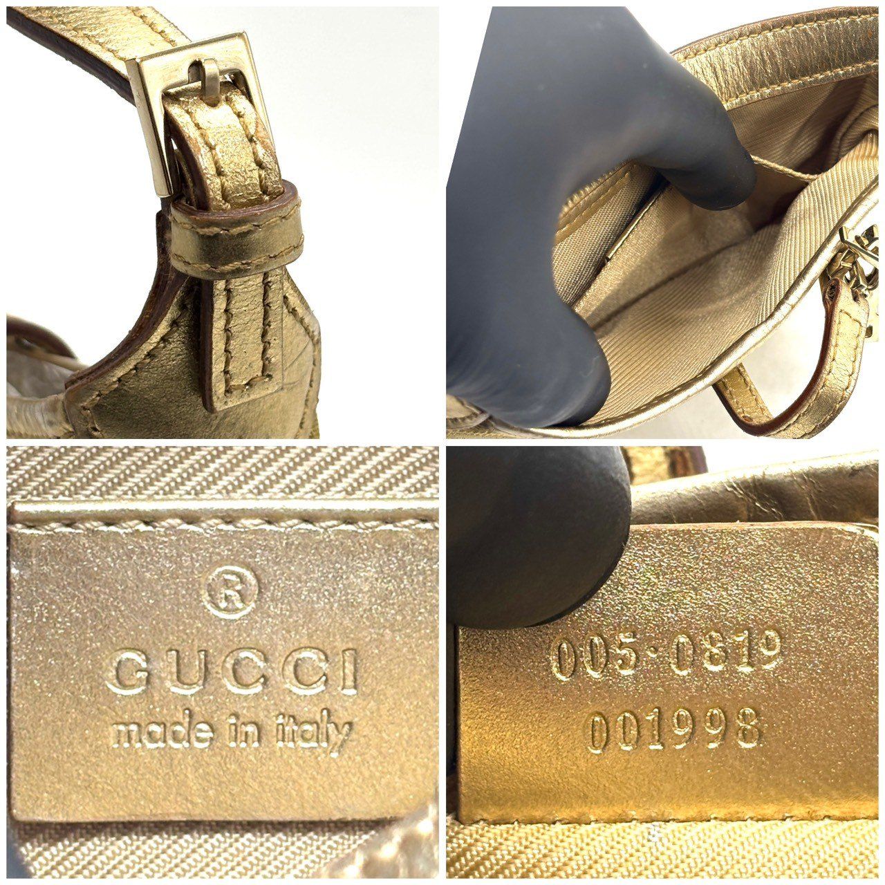 品よく華やぐ名作】 GUCCI グッチ ハンドバッグ ジャッキー GG