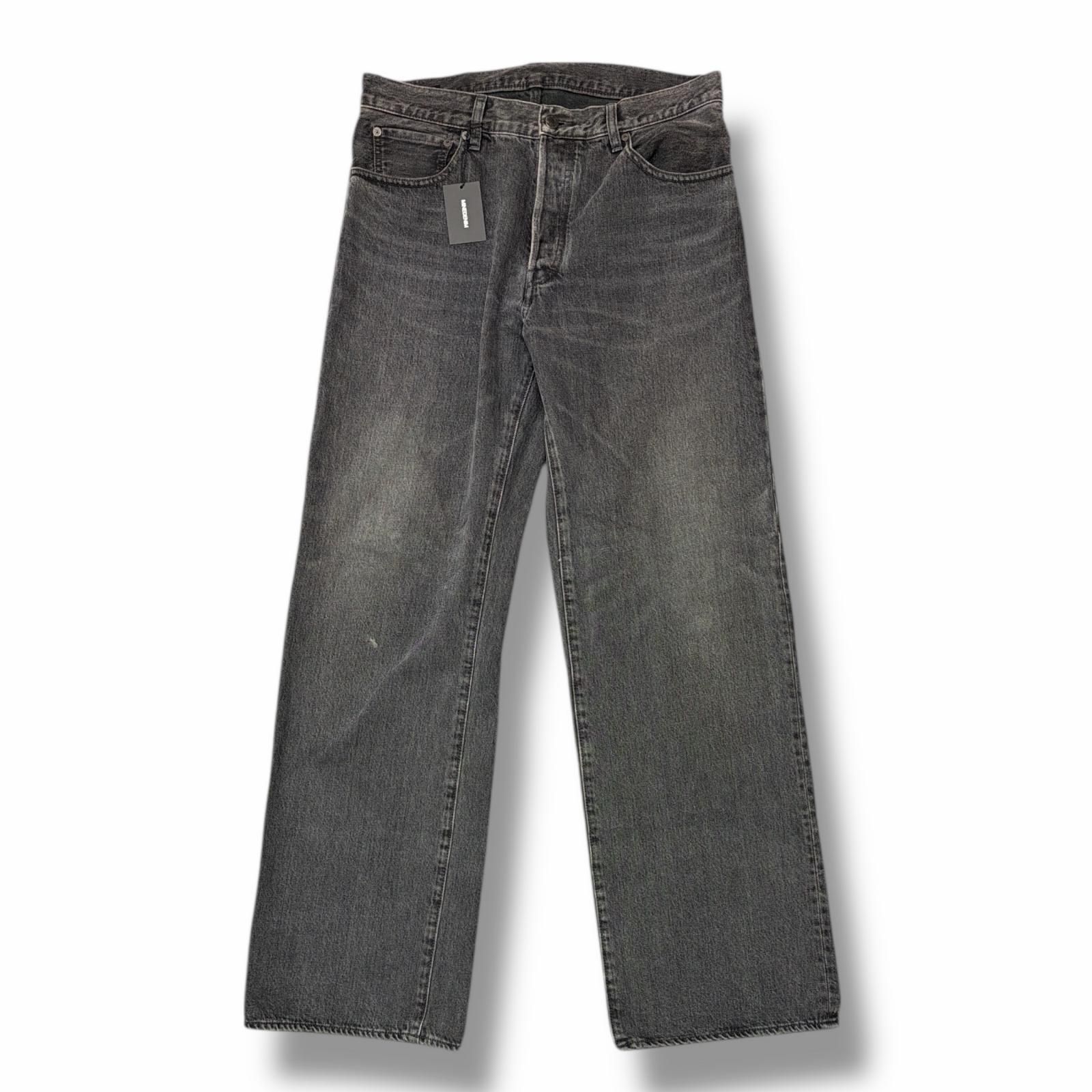 参考上代39600円 MINEDENIM W.Straight 5pocket ダメージデニムパンツ 
