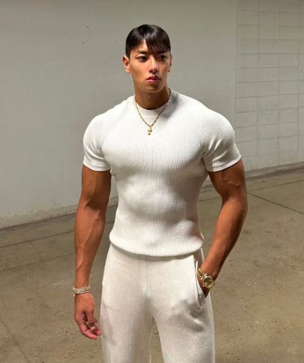 ボランテ ホールガーメント 白 セットアップ