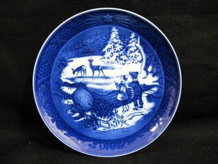 ロイヤルコペンハーゲン ROYAL COPENHAGEN イヤープレート 1991年 裏側