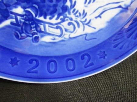 ロイヤルコペンハーゲン ROYAL COPENHAGEN イヤープレート 1991年 裏側