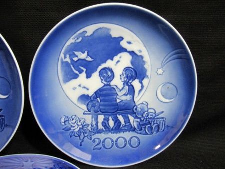 ロイヤルコペンハーゲン イヤープレート 2003年×1 ミレニアム 2000年×2