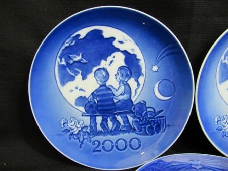 ロイヤルコペンハーゲン イヤープレート 2003年×1 ミレニアム 2000年×2