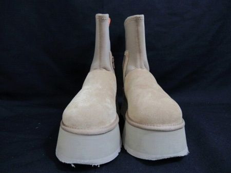 アグ UGG ムートンブーツ クラシック ディッパー 1144031 チェストナット 25 cm レディース 厚底