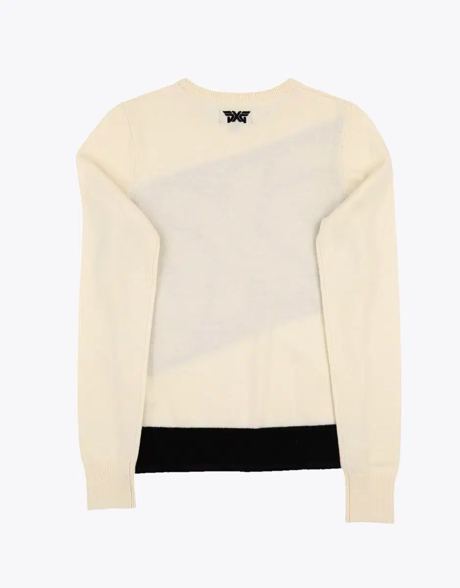 PXG ロゴ パータン ニット アイボリー xs