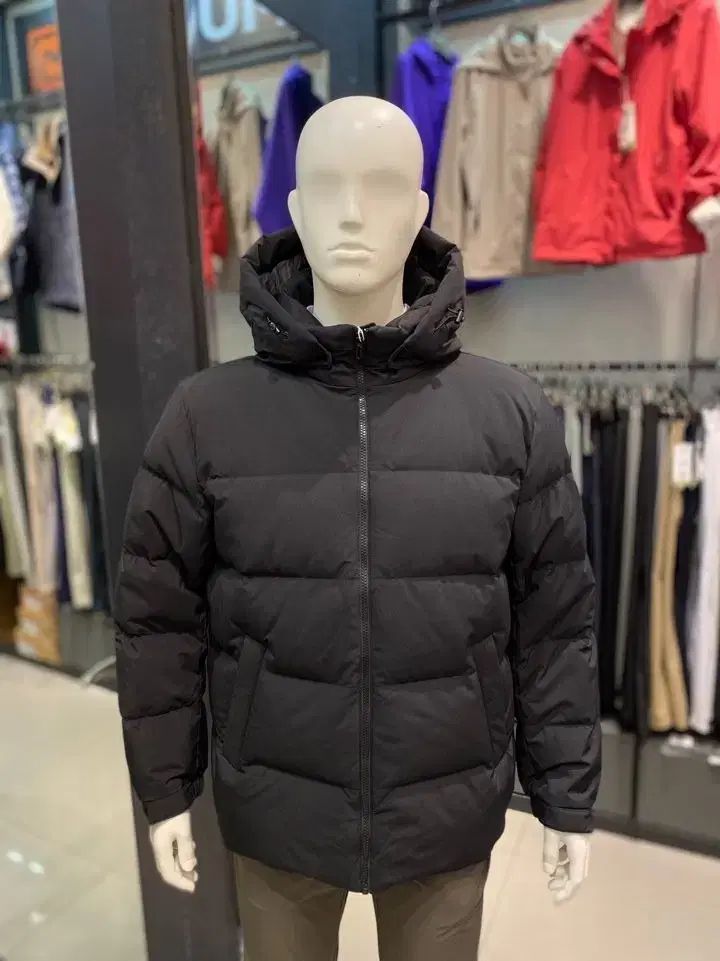 MOUNTIA WHO フード ダウン アウター ブラック