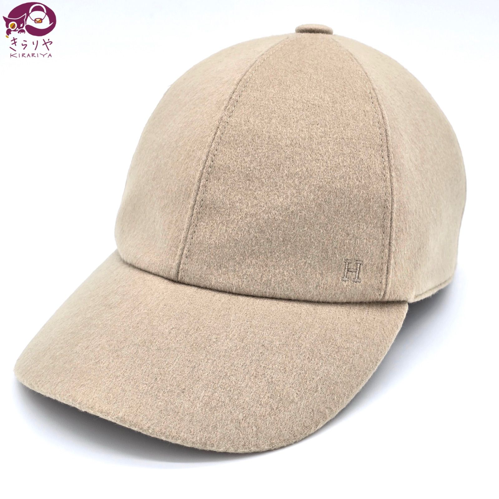 HERMES エルメス キャスケット ライリー カシミヤ ベースボール