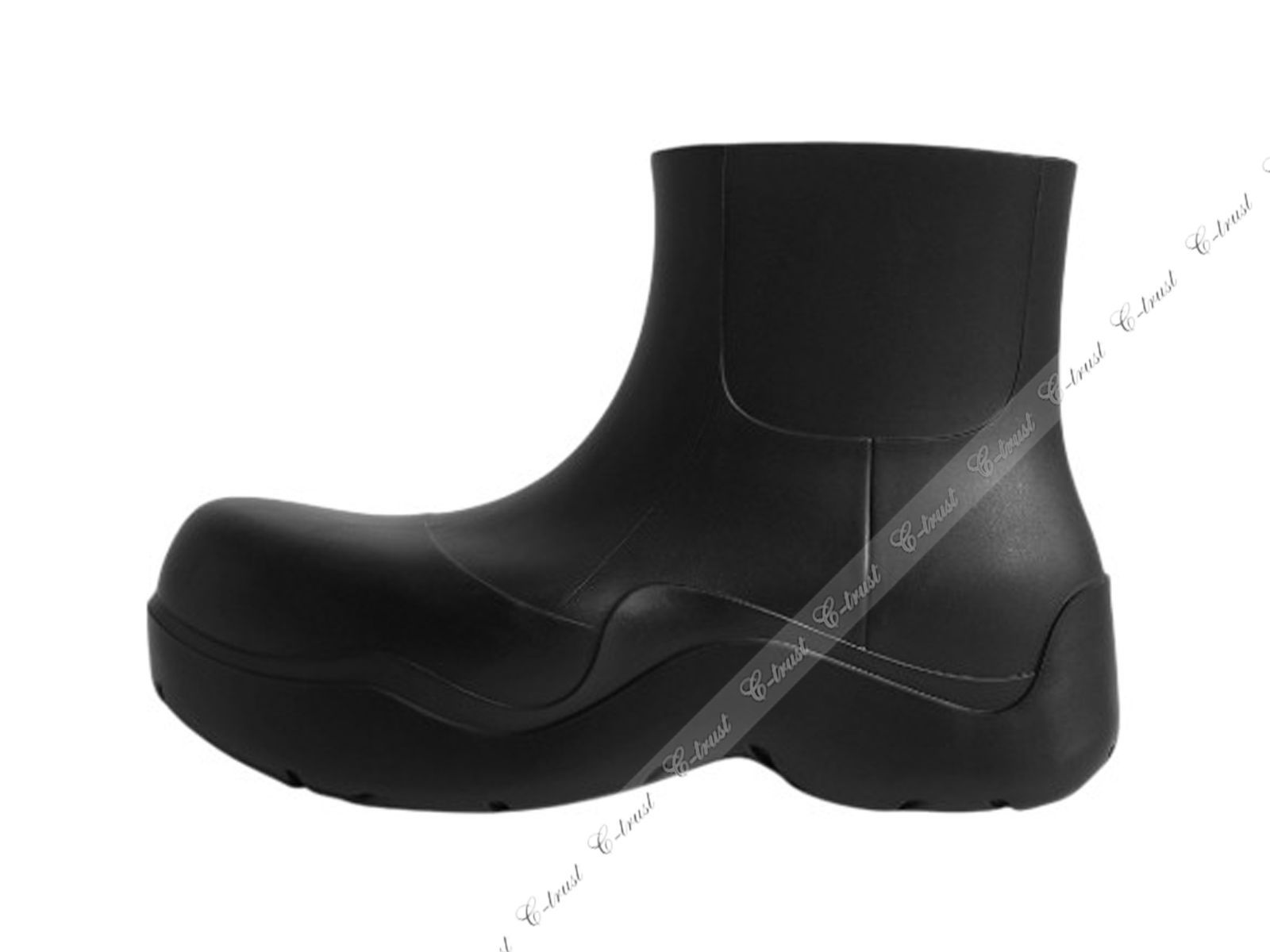 BOTTEGA VENETA ボッテガ ヴェネタ レイン ブーツ THE PUDDLE シューズ 靴 MATT RUBBER ラバー イタリア製 1000 ブラック M 035-41