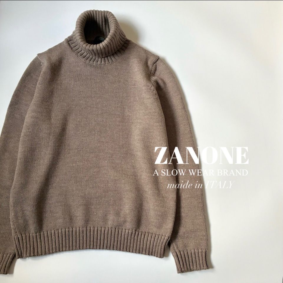 ZANONE / 5ゲージ ウール ソリッド タートルネックニット - メルカリ