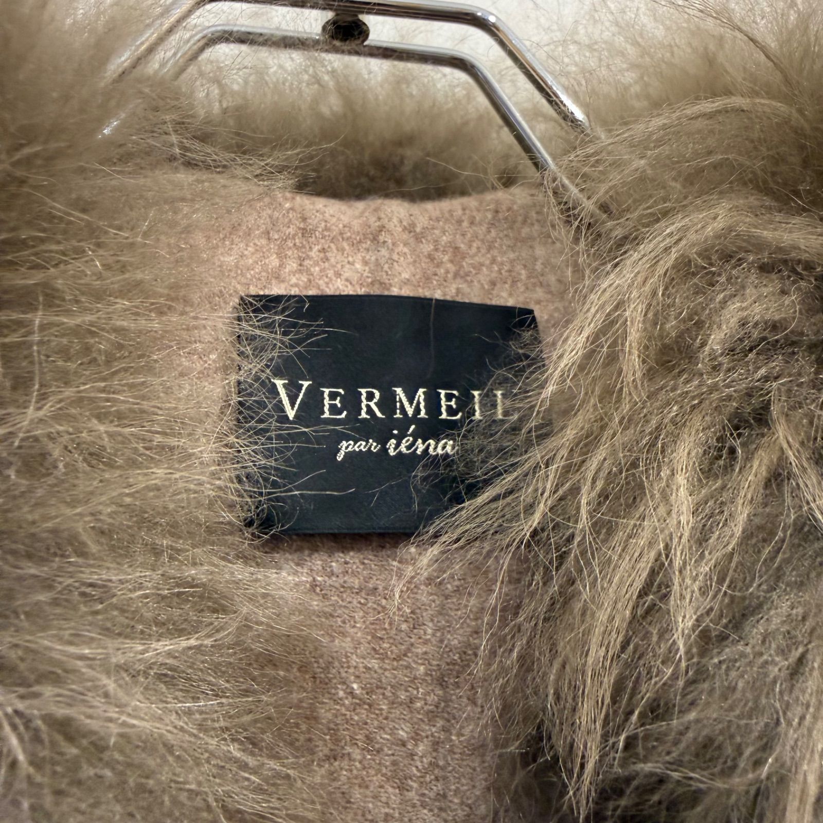 VERMEIL par iena カシミヤファーショートジレ 毛皮【送料込み