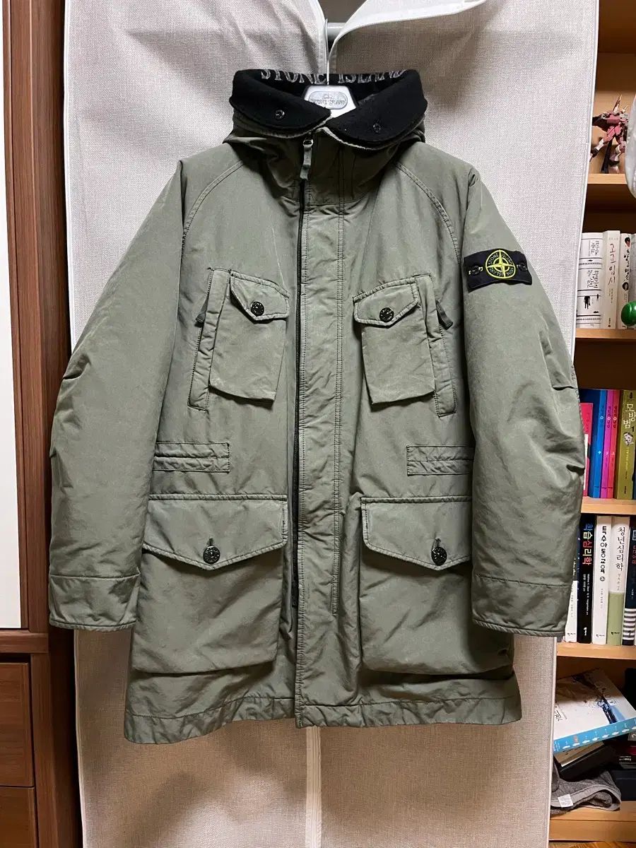 STONE ISLAND ストーンアイランド ダビッドTC ダウン セージ S