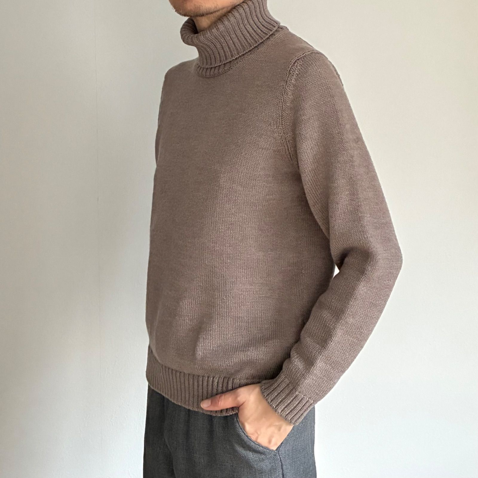 ZANONE / 5ゲージ ウール ソリッド タートルネックニット - メルカリ