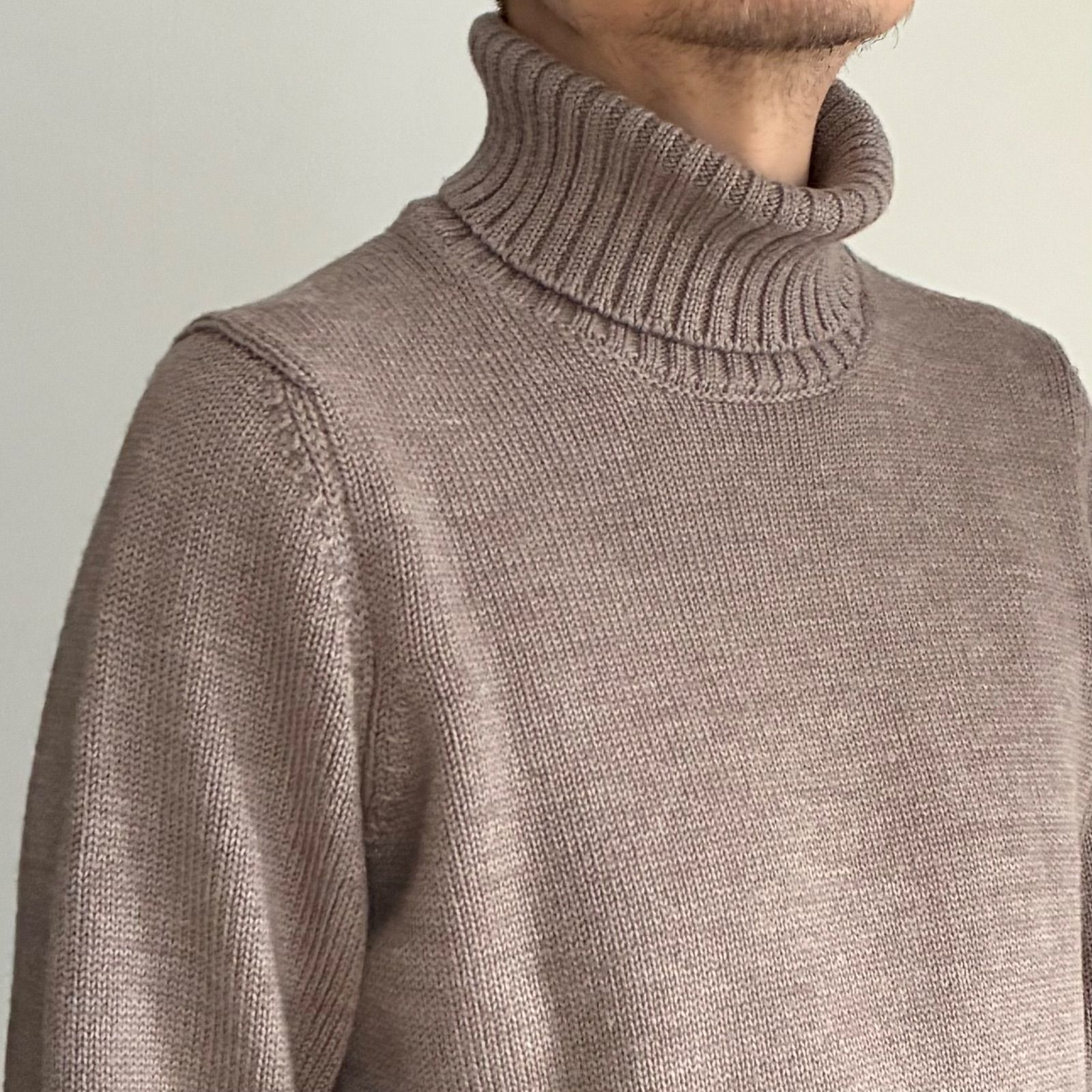 ZANONE / 5ゲージ ウール ソリッド タートルネックニット - メルカリ