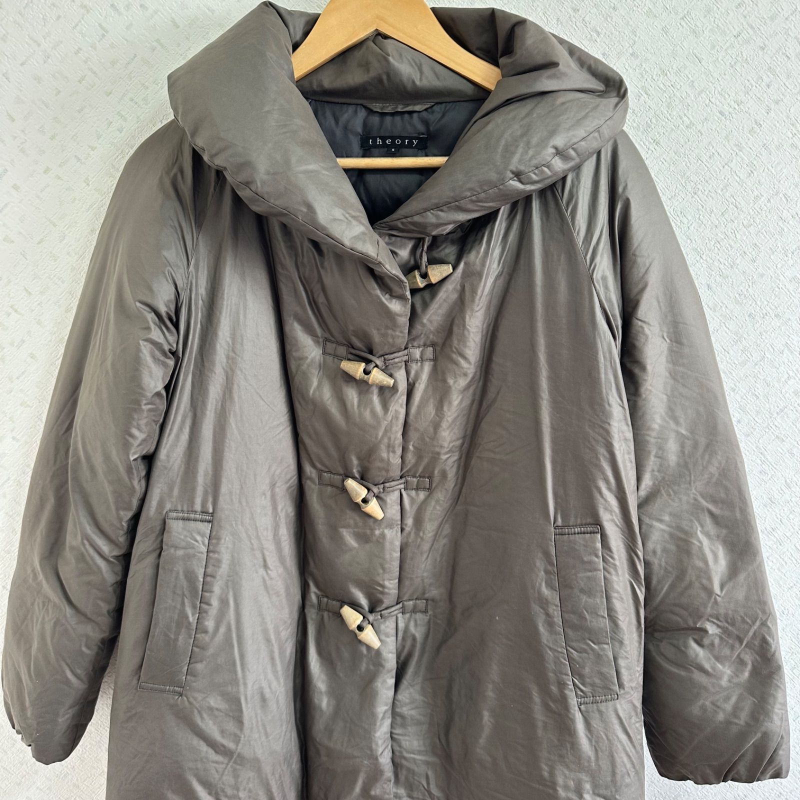 ZM1700【美品】theoryセオリー ダウンコート アウター ブラウン