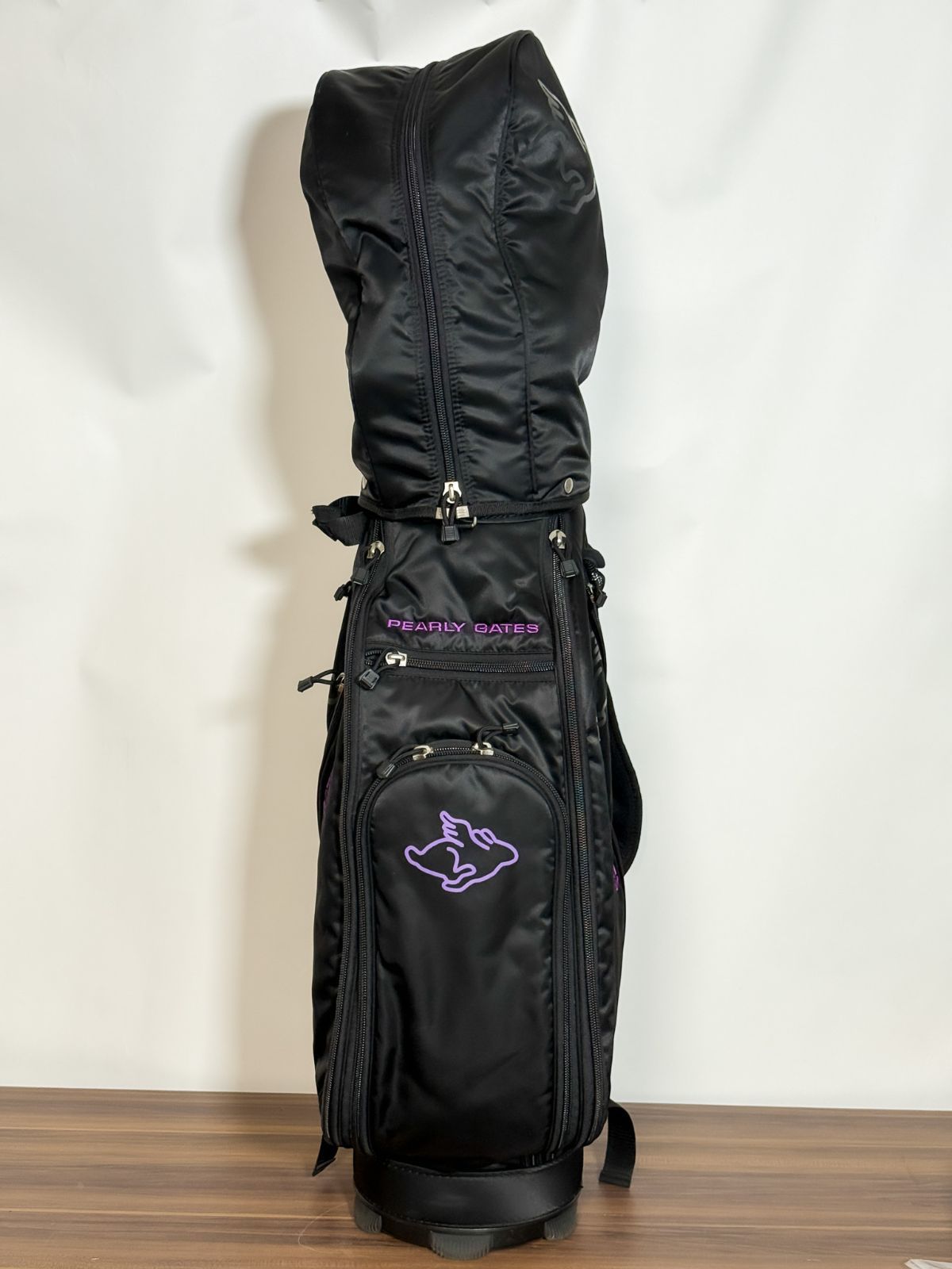 PEARLY GATES キャディバッグ TaylorMade他 ゴルフクラブ一式