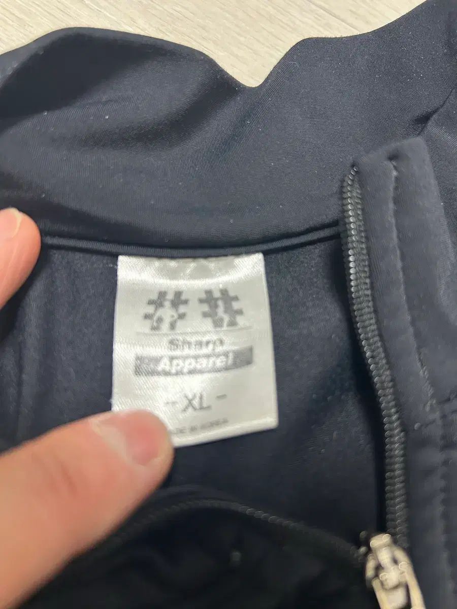 샵어패럴 弱起毛 ジップアップ ジャケット xl ディターミネッド