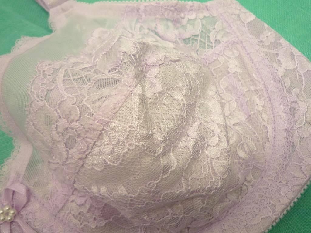  参考19800円 シャンデール シャルム ブラジャー ピオニーパープル B 90 補正下着 フルカップ 美バスト ワイヤー機能_SU 5 検マルコ ボディスーツ(補正下着) 下着 アンダーウェア