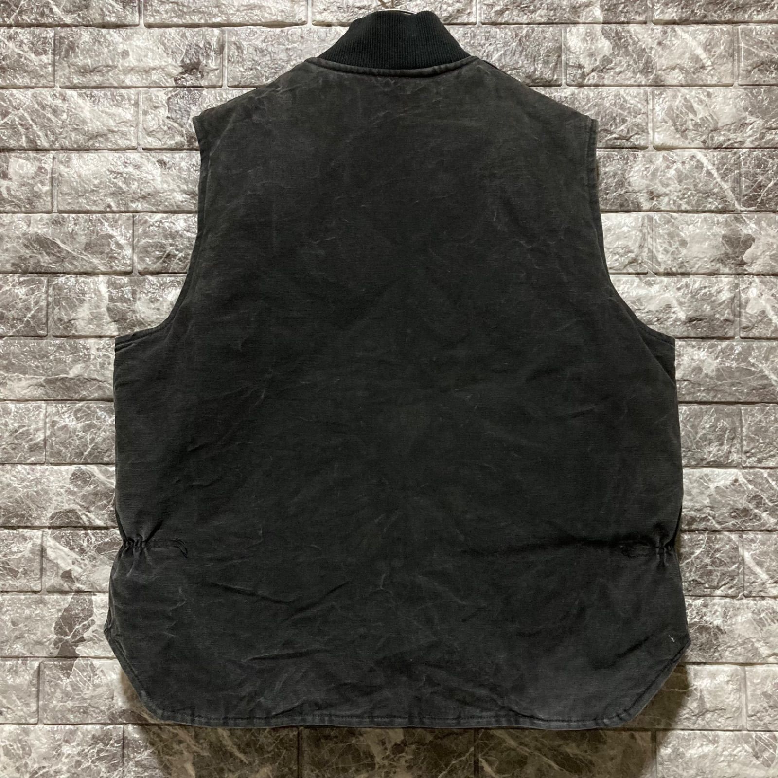 CARHARTT ダックベスト XL USA製 腰ゴム カーハート DUCK VEST ②