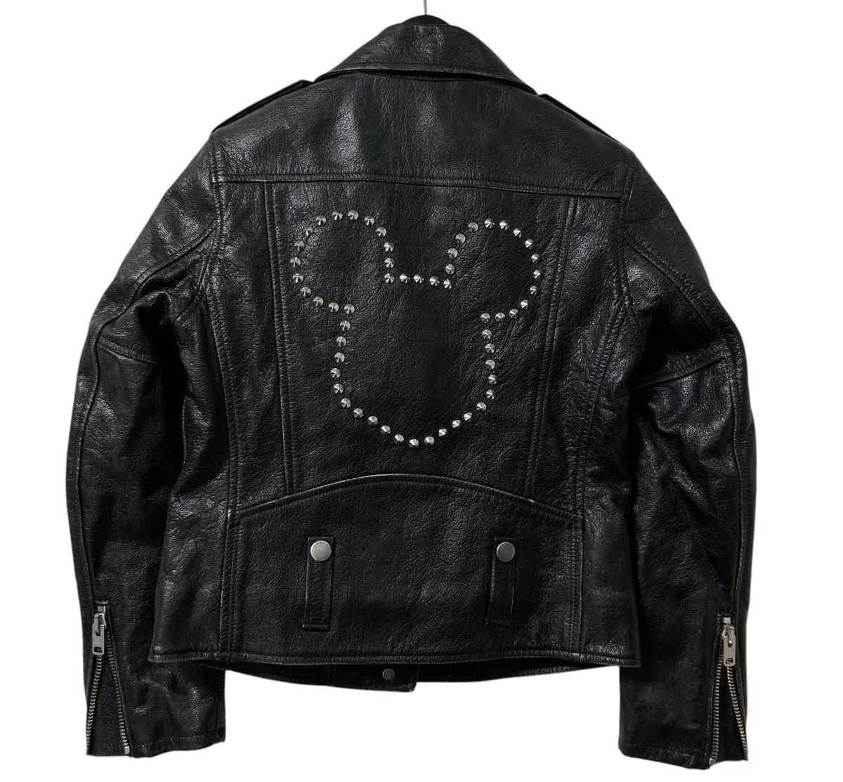 COACH × Disney ミッキーマウス スタッズ ダブル ライダース