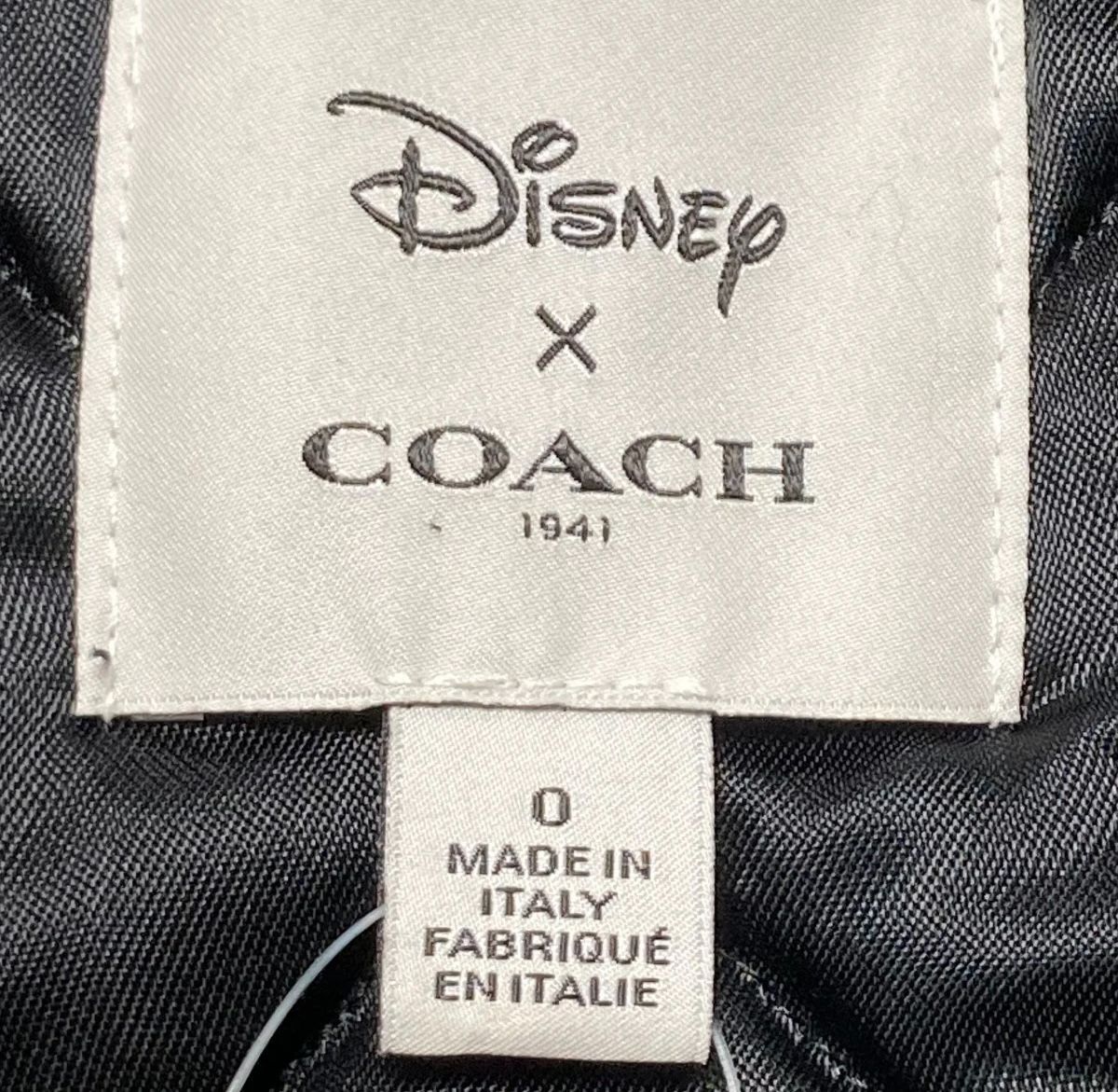 COACH × Disney ミッキーマウス スタッズ ダブル ライダース