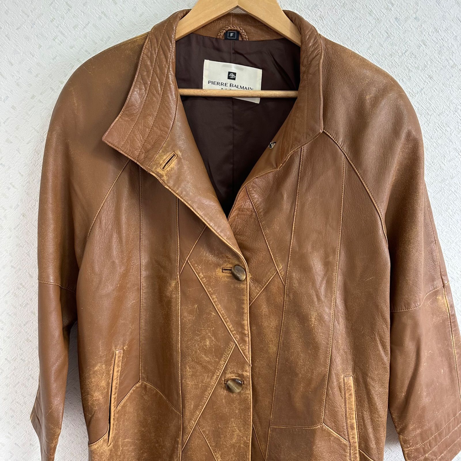 ZM1700 PIERRE BALMAINピエールバルマン レザーコート アウター