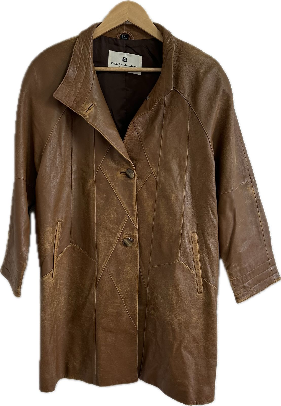 ZM1700 PIERRE BALMAINピエールバルマン レザーコート アウター