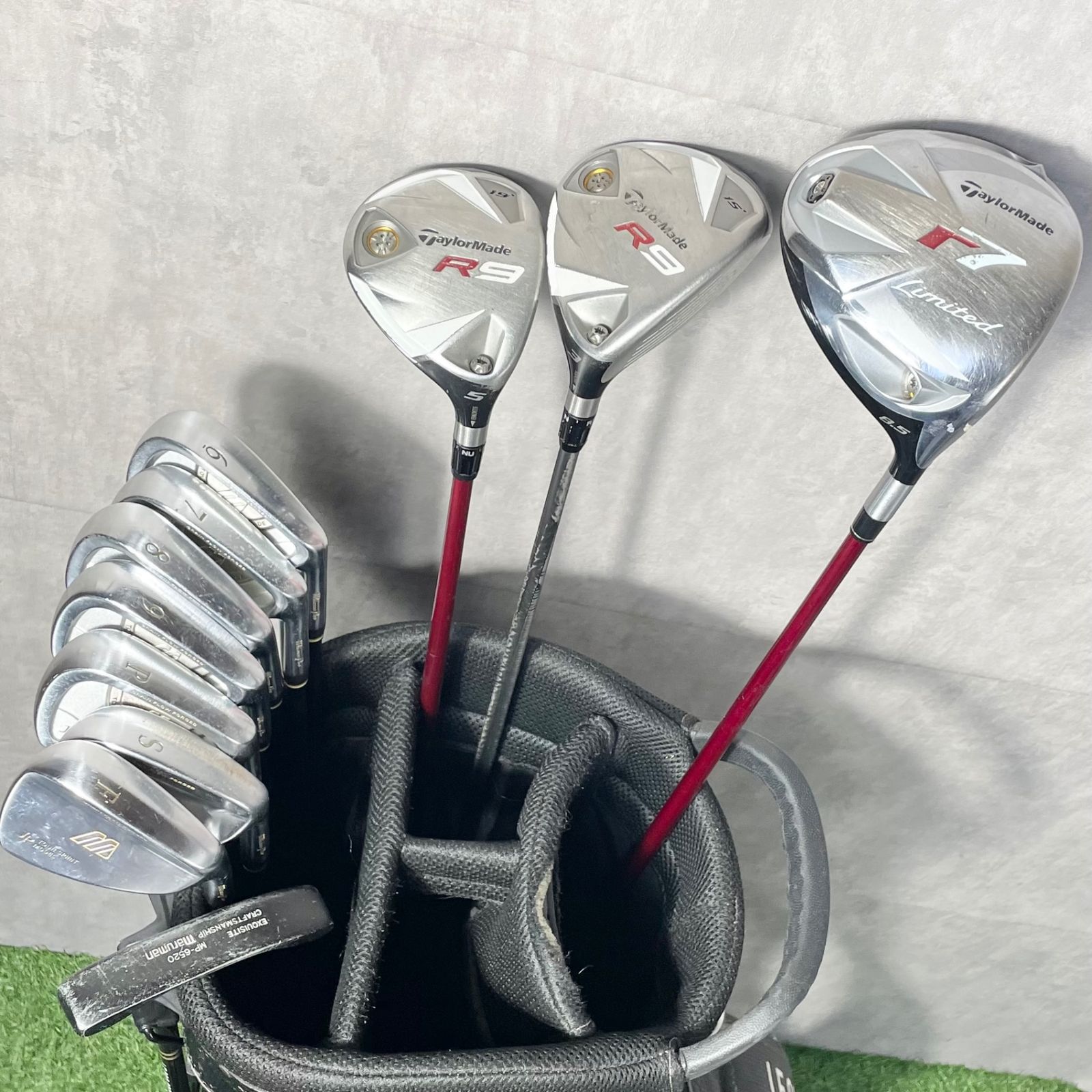 TaylorMade r7 r9 MIZUNO ゴルフクラブセット メンズ S 11本 右