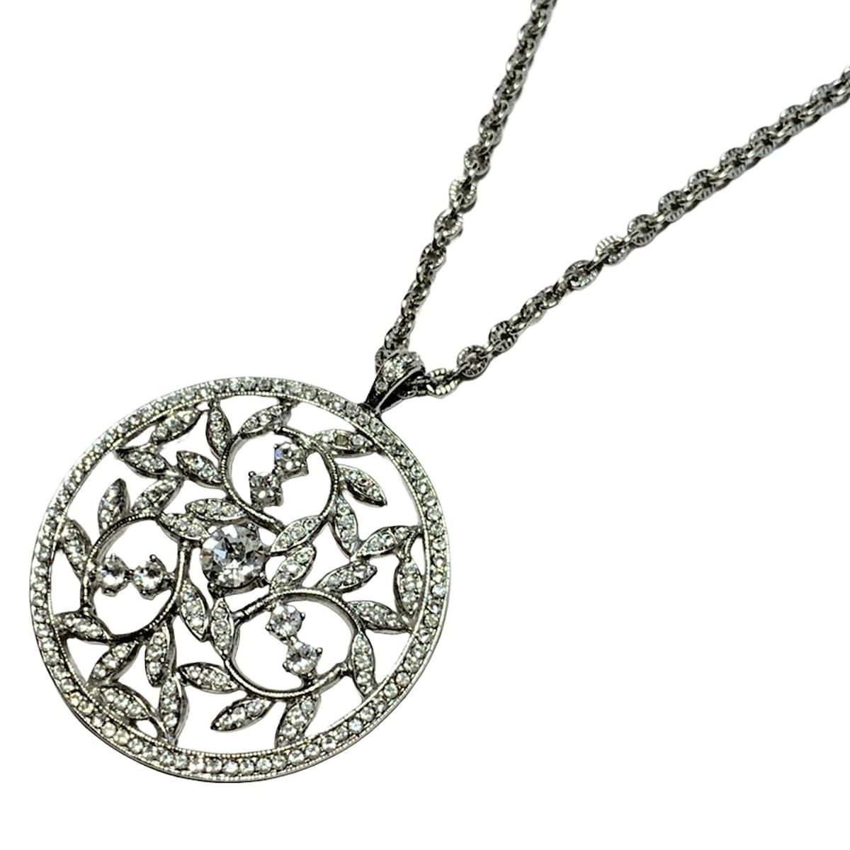 FOXEY(フォクシー) ネックレス - シルバー×クリア - メルカリ