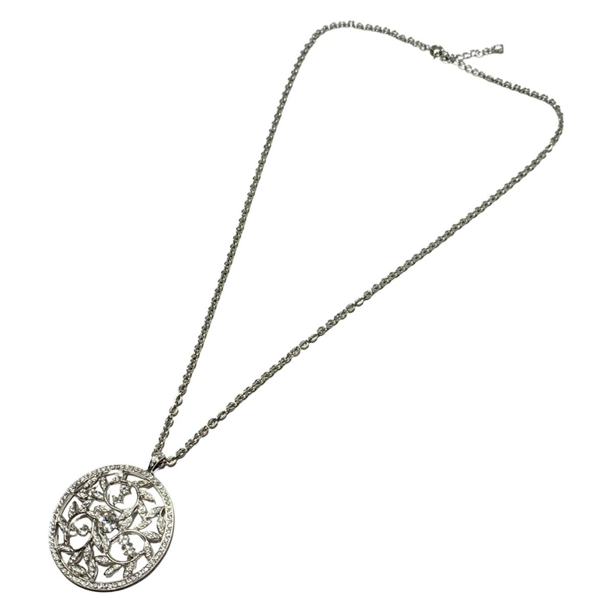 FOXEY(フォクシー) ネックレス - シルバー×クリア - メルカリ