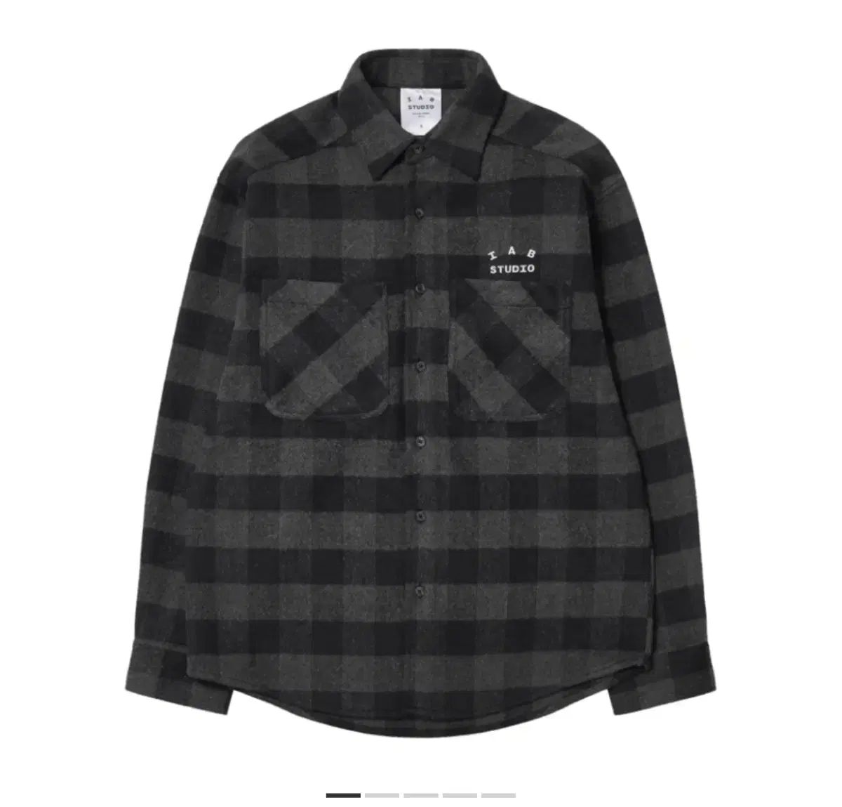 XXL IAB Studio アイエプスタジオ ギンガム CHECK シャツ ブラック 白 その他 長袖シャツ シャツ