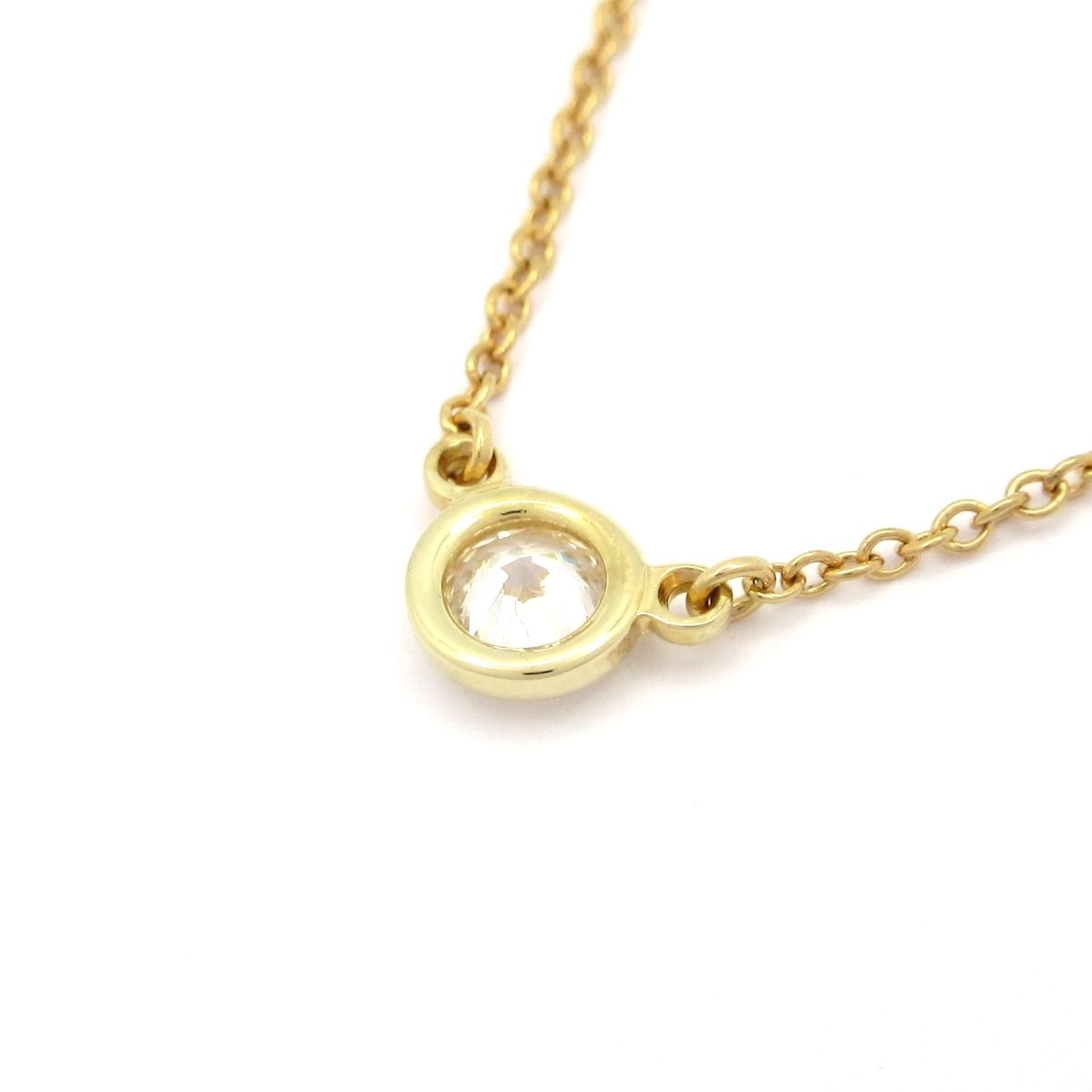 TIFFANY&Co.(ティファニー) ネックレス美品 バイザヤード K18YG