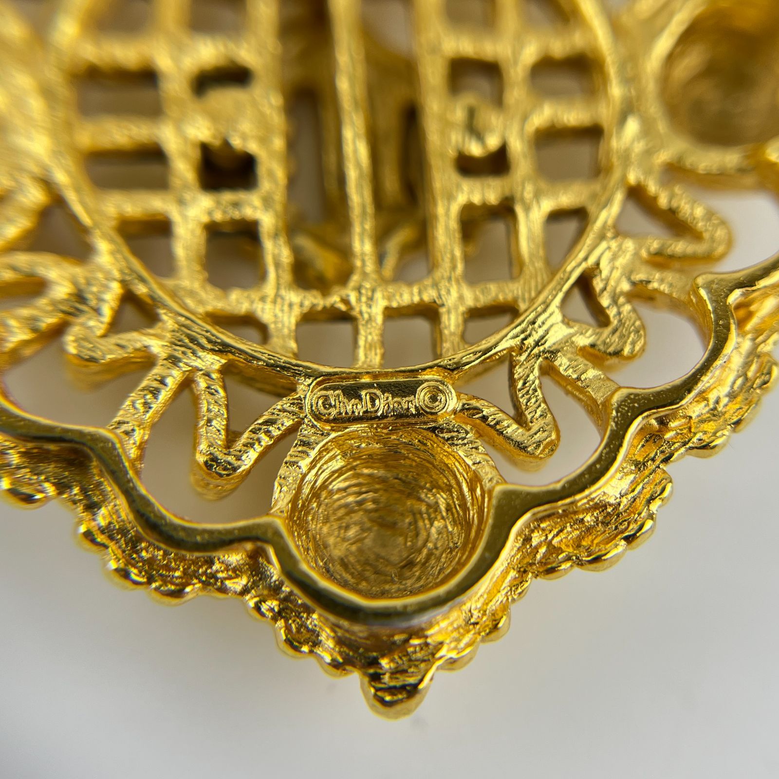 中古】Christian Dior クリスチャンディオール アクセサリー ブローチ