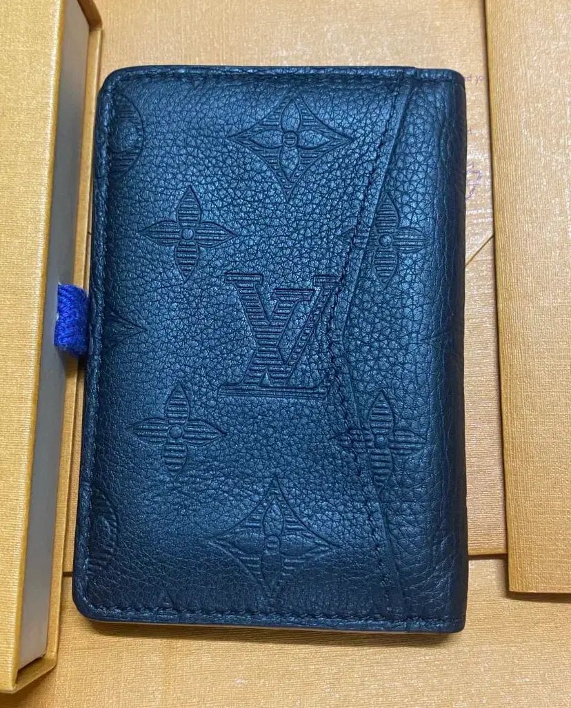  ルイヴィトン シャドウ オーガナイザー カードウォレット ブラック 長財布 小物