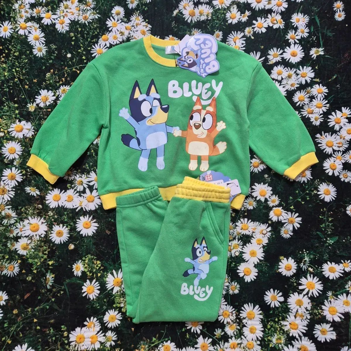 日本 BLUEY ブルーイ 子供用 上下 セット 110