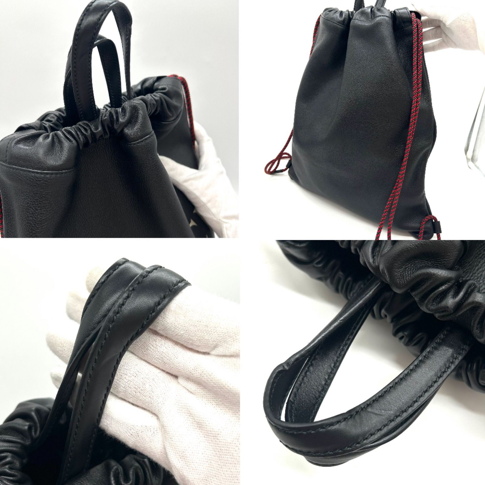 GUCCI グッチ ドローストリング バックパック ロゴプリント 516639