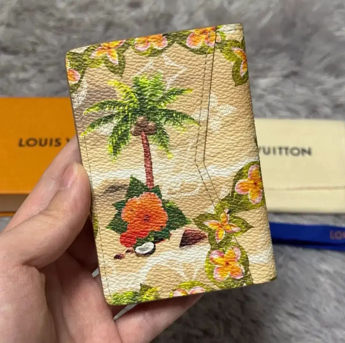 モデル Louis Vuitton エクリプス サーフィンオーガナイザー カードウォレット ベージュ