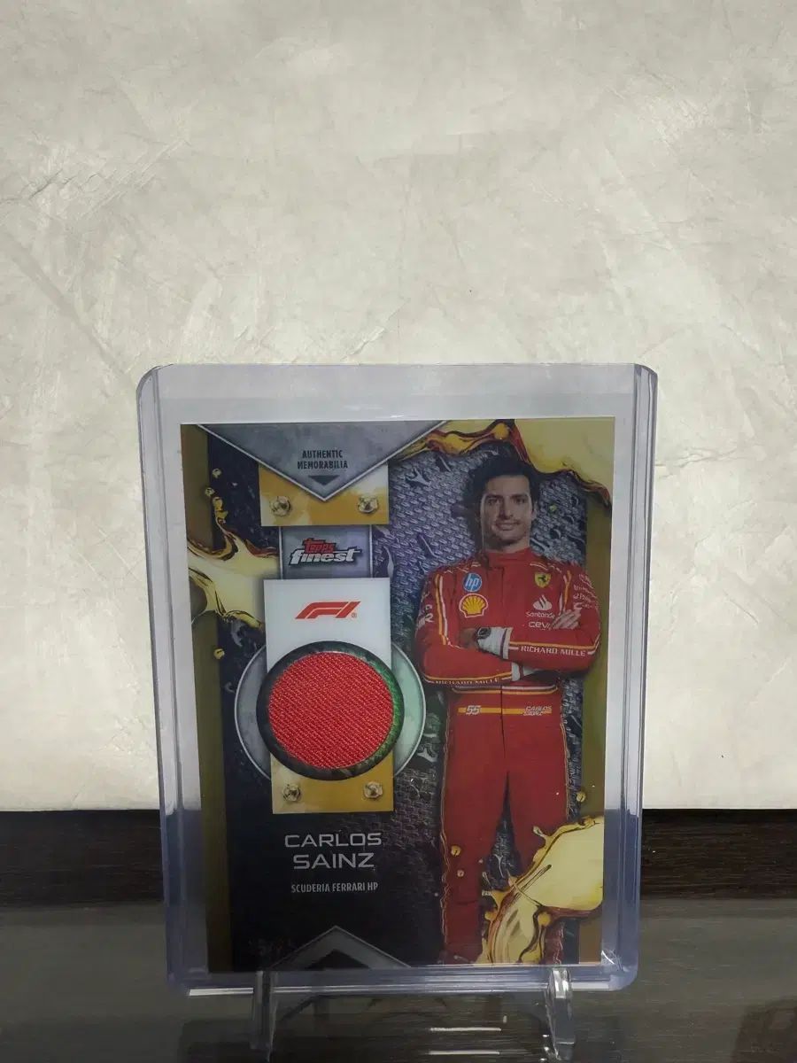 TOPPS カルロス サインツ パッチ Rally 25ハン カード