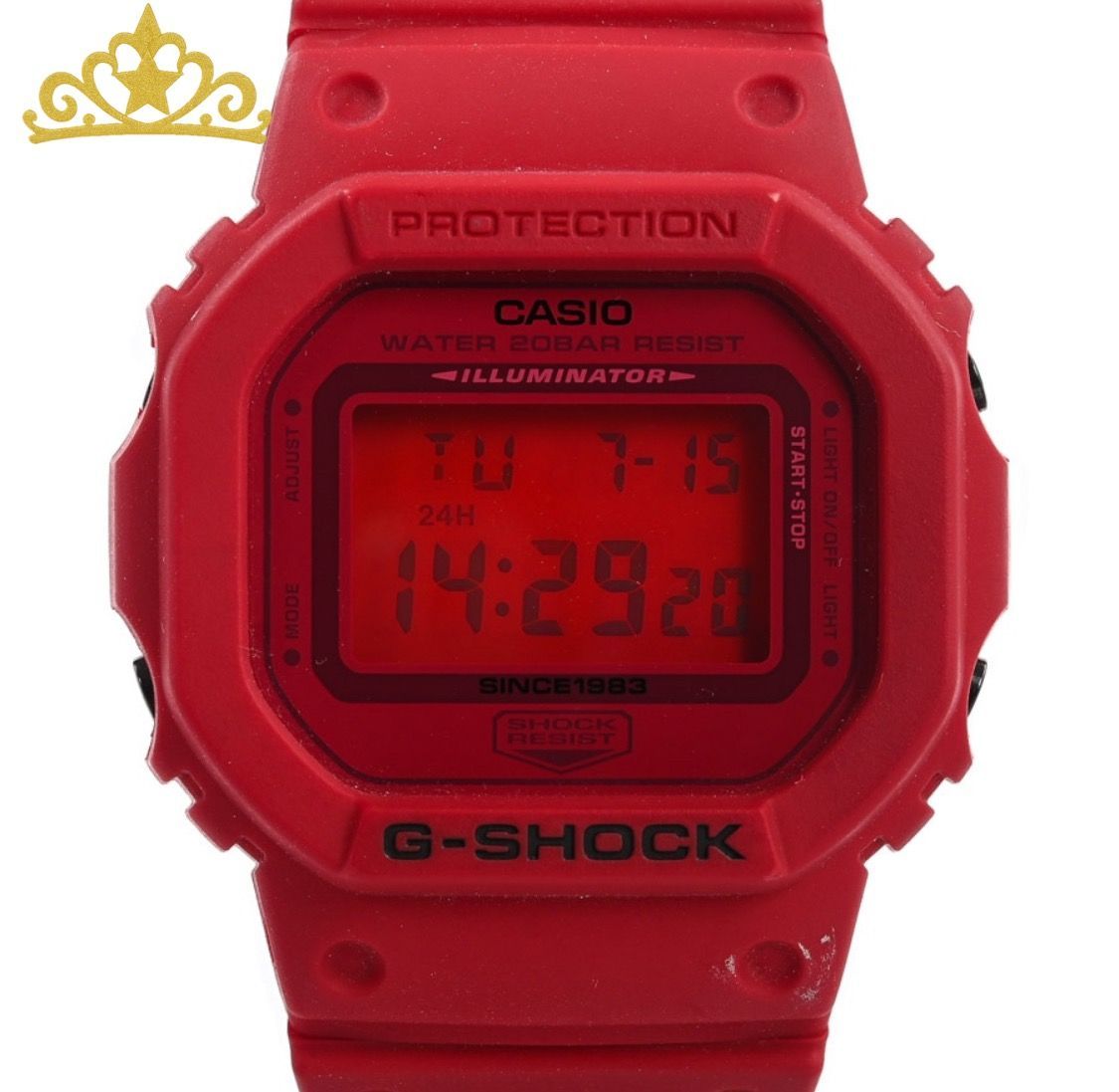 CASIO G SHOCK 35 th Anniversary RED OUT クオーツ 腕時計 メンズ