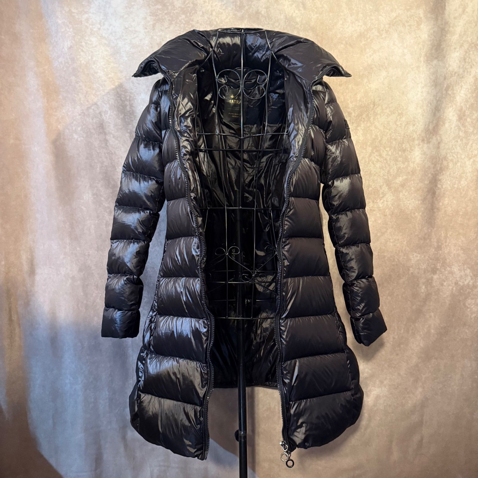 美品　TATRAS タトラス　ダウン　BABILA バビラ　ロング　黒　02 ✨美シルエット✨TATRAS タトラス BABILA バビラ ロングダウンコート