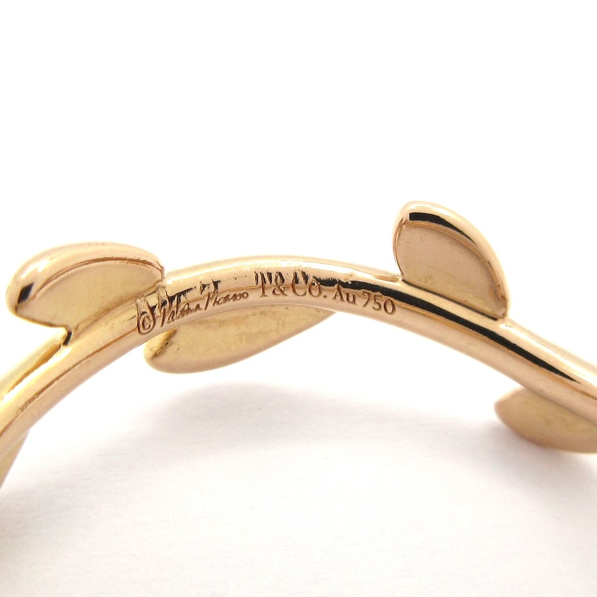 TIFFANY&Co.(ティファニー) リング美品 オリーブリーフ K18PG - メルカリ