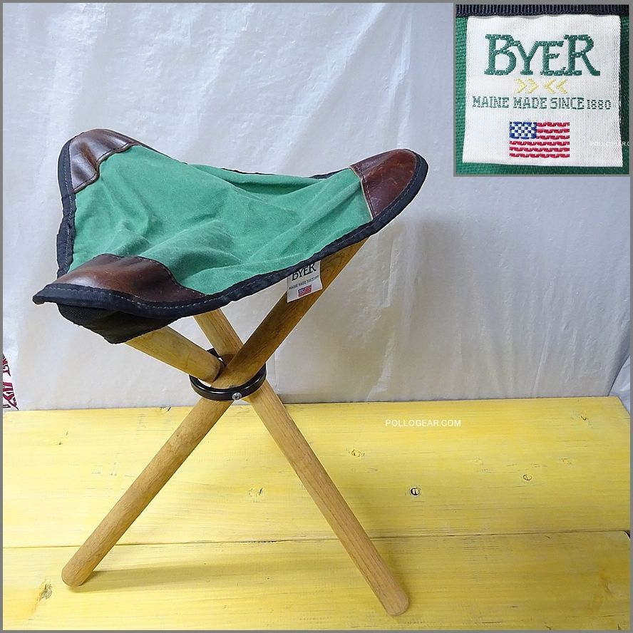 USA製 BYER OF MAINE ハンティングチェア スツール Vintage Hunting