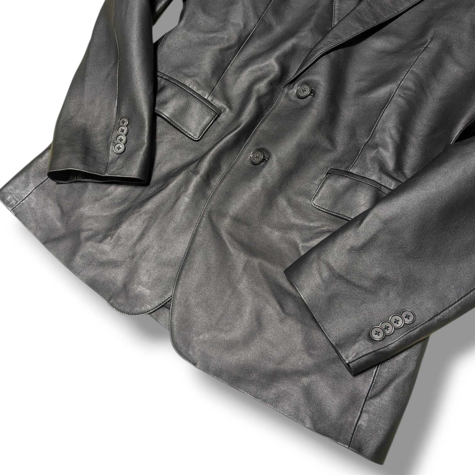 Licorice リコリス テーラードジャケット ラムレザー 羊革 本革