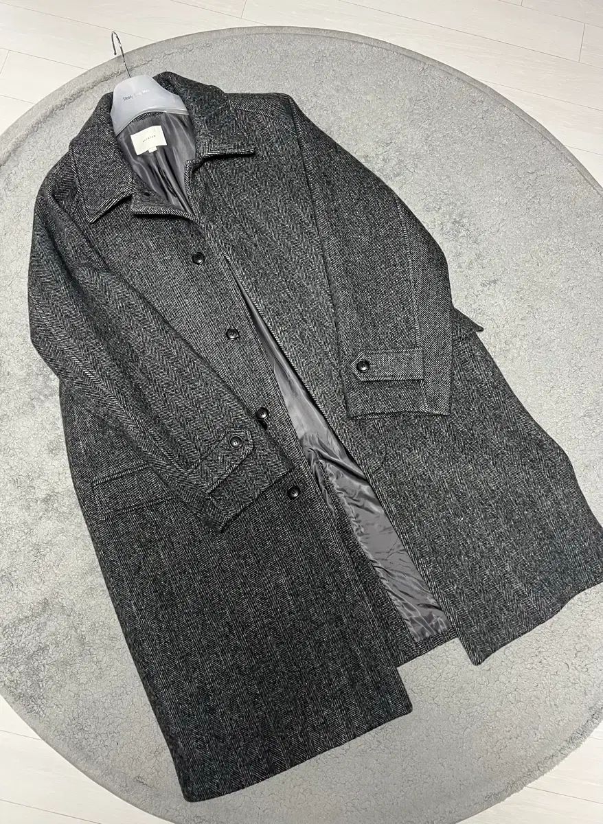 シャーター ヘリンボーン バルマカーン コート Lサイズ
