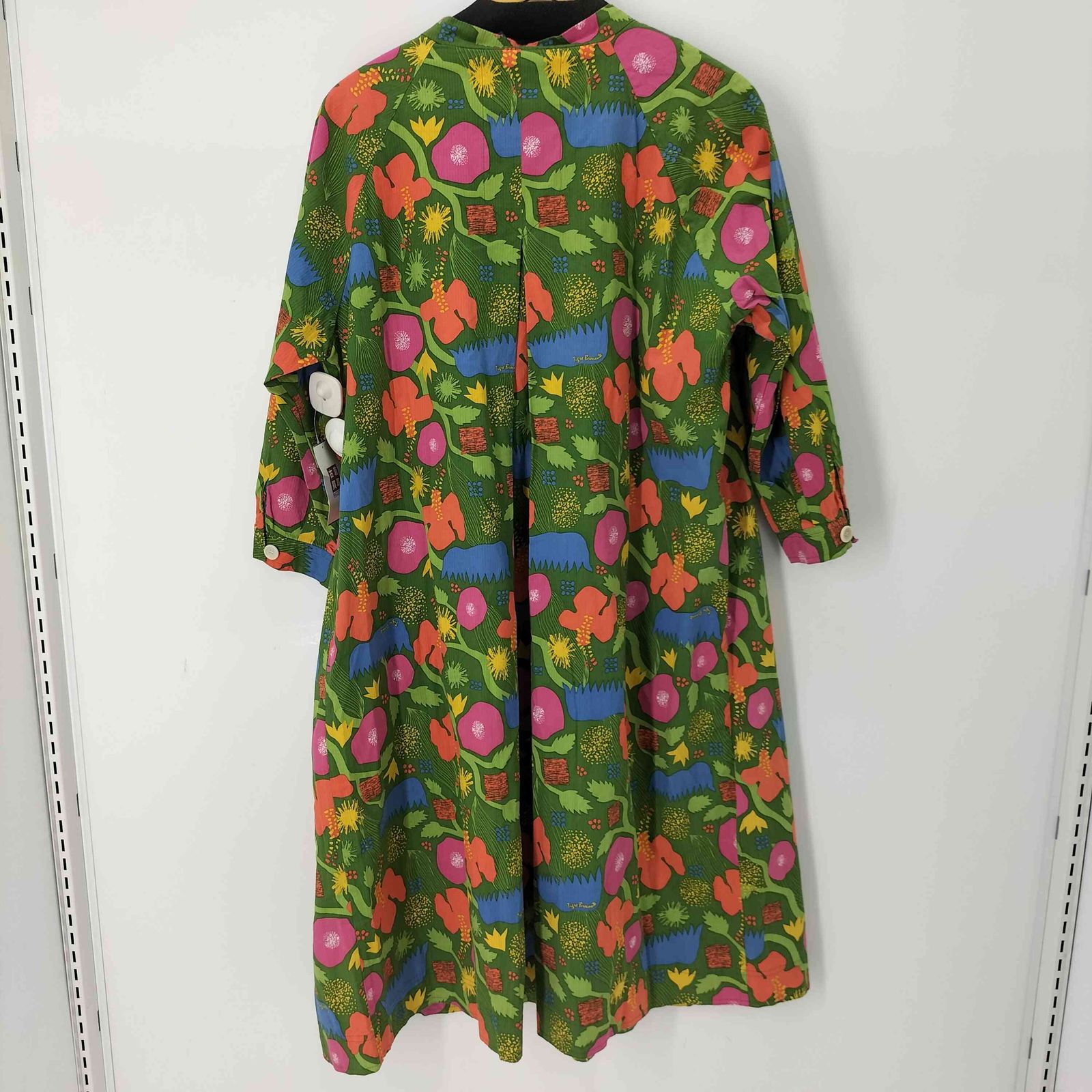 ティグルブロカンテ TIGRE BROCANTE ハワイアンフラワーコードラグランタックワンピース レディース