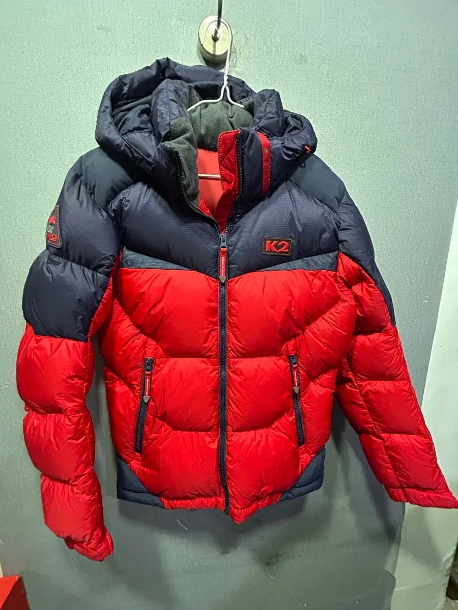 K2 レッド ネイビー ダウン アウター - メルカリ