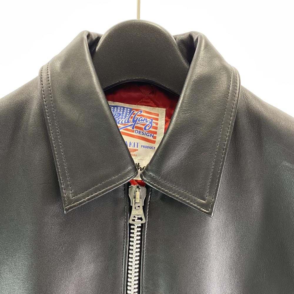 【中古】★90s Lewis Leathers Bud Ganz COUNTRYMAN サイズ34 ブラック ライナー破れ有 ルイスレザー[17][240017584251] 中古】☆90s Lewis Leathers Bud Ganz COUNTRYMAN サイズ34 ブラック